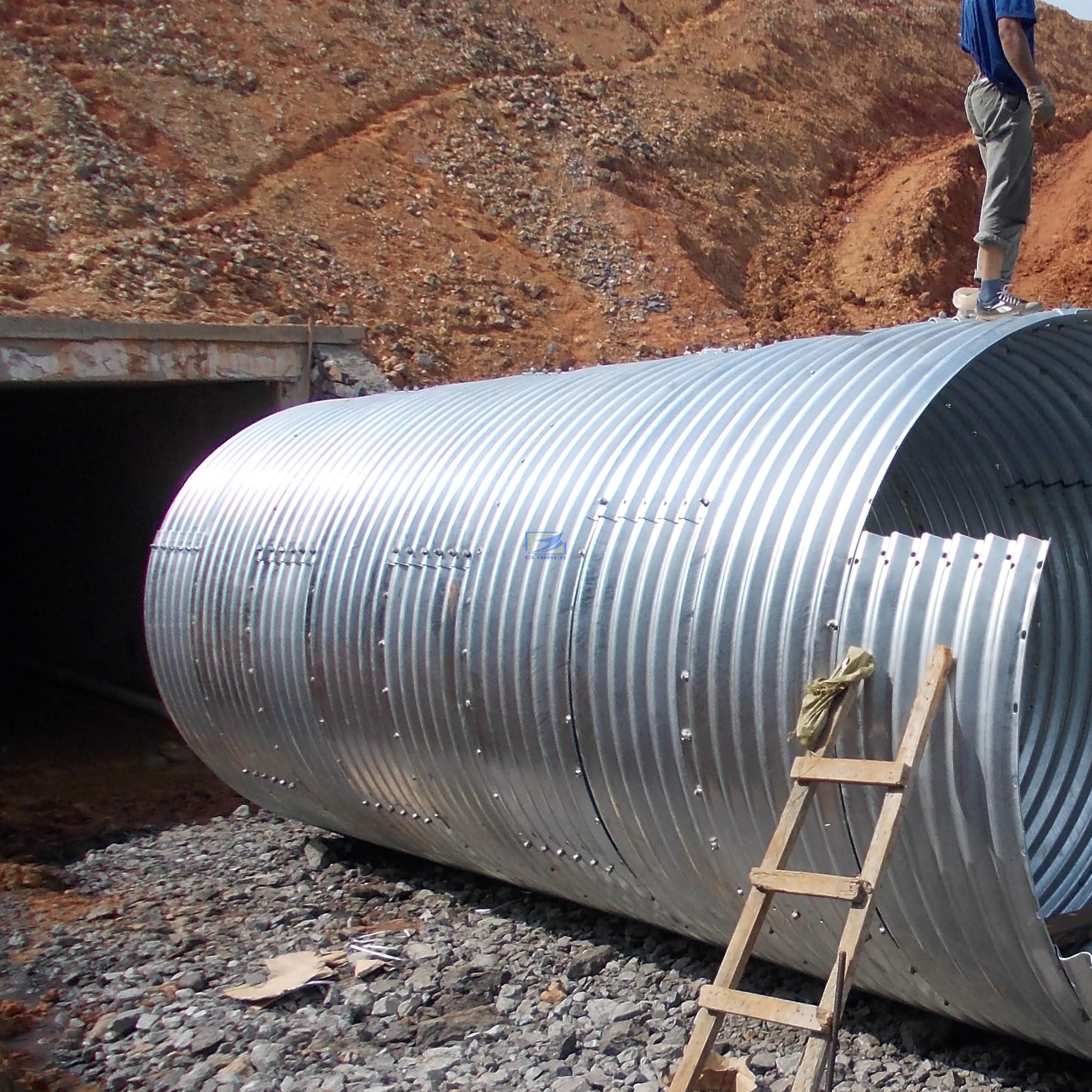 supply corrugated steel culvert pipe to Tanzania